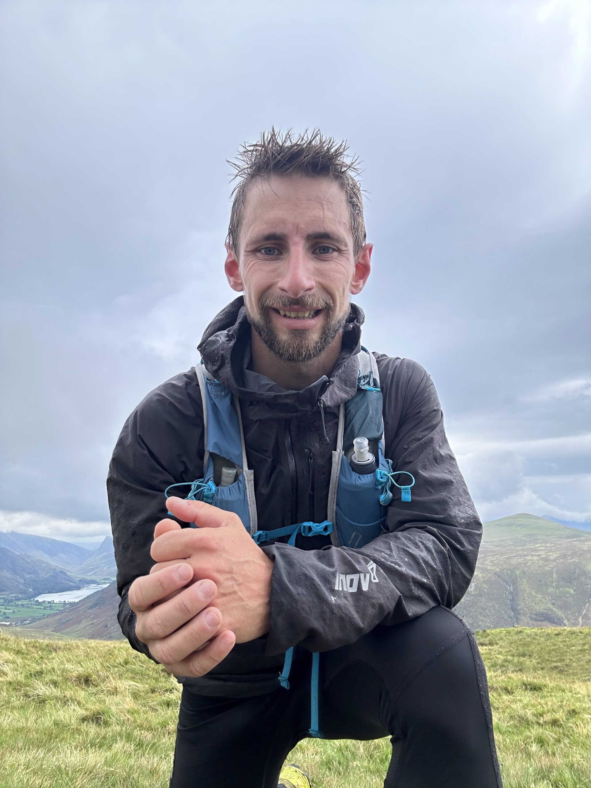 Jack Running in the mountains
