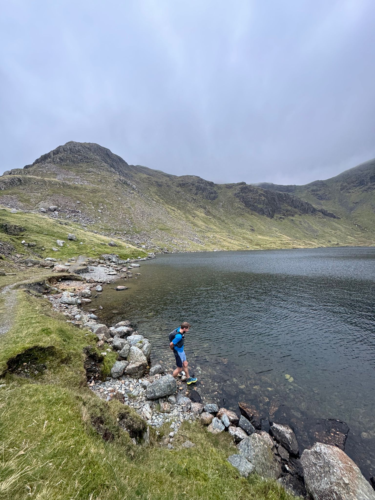 Coniston lake on the Wasdale on the lakes meres and waters